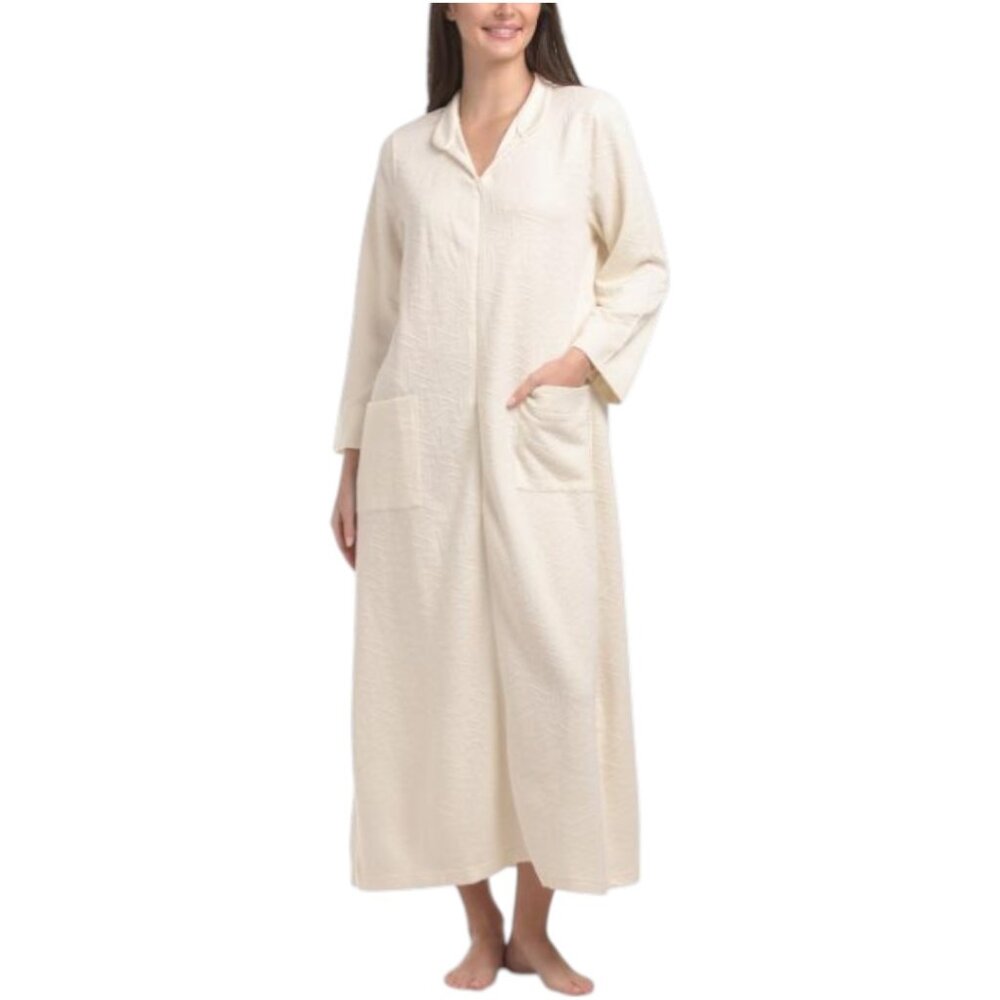 N NATORI Quilted Geo Knit Jacquard Lounger